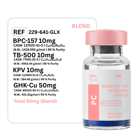 KLOW Blend - GHK-CU + TB-500 + BPC-157 + KPV 10mg